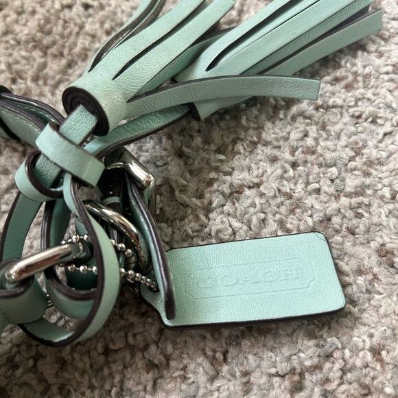 Coach Legacy Courtenay Hobo Light Blue Leather Shoulder Bag - Picture 5 of 9